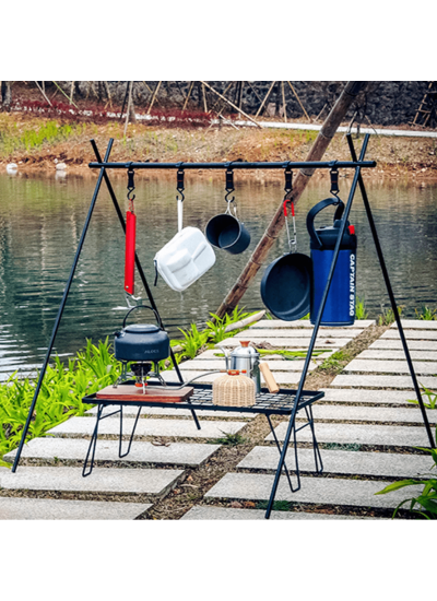 Kamp Rafı Katlanır Çantalı 6 Taşıma Askılı