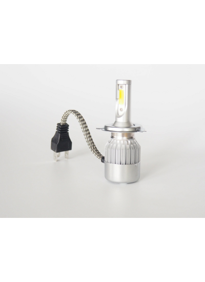 Motosiklet Led Ampul Şimşek Etkili 10000 LM 48 Watt 9/32 Volt H7 Fiş Beyaz