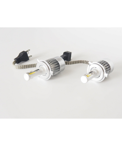 Motosiklet Led Ampul Şimşek Etkili 10000 LM 48 Watt 9/32 Volt H7 Fiş Beyaz