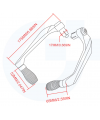 Ktm Duke Motosiklet Elcik Metal Spor elcik