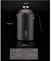 Alocs Paslanmaz Çelik French Press 600 ML