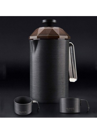 Alocs Paslanmaz Çelik French Press 600 ML