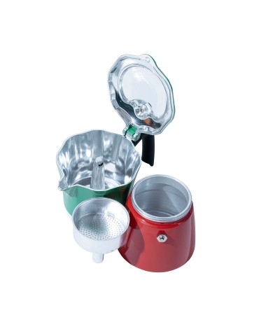 Kahve Potu Moka Pot 300 ML 6 Cup Çift Filtre Sistemi