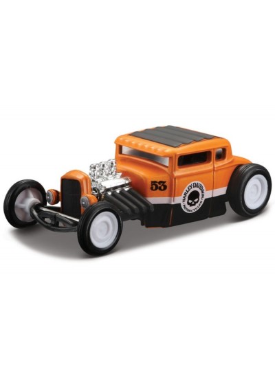Harley Davidson Custom Cars 1929 Ford Model A 1:64 Ölçek Model
