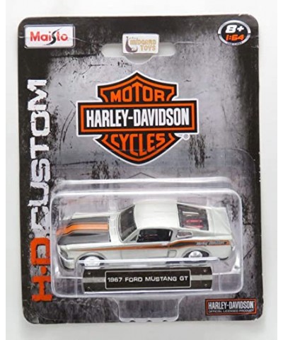 Harley Davidson Custom Cars 1967 Ford Mustang GT 1:64 Ölçek Model