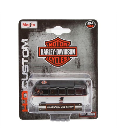 Harley Davidson Custom Cars Van Samba 1:64 Ölçek Model