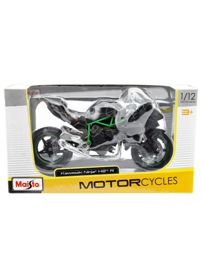 Kawasaki Ninja H2 R Model Motosiklet 1:12 Ölçek Lisanslı Ürün
