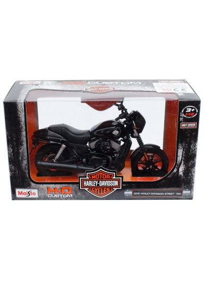 HARLEY DAVIDSON 2015 STREET 750 1:12 Ölçekli Lisanslı Model Motosiklet