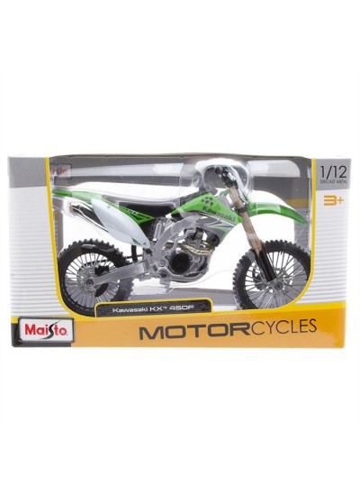 Kawasaki KX 450F Model Motosiklet 1:18 Ölçekli Lisanslı Ürün Kawasaki KX 450F Model Motosiklet 1:18 Ölçekli Lisanslı Ürün