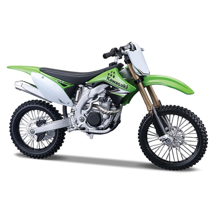 Kawasaki KX 450F Model Motosiklet 1:18 Ölçekli Lisanslı Ürün