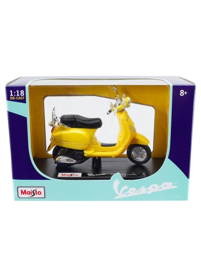Vespa LXV 2013 Model Motosiklet 1:18 Ölçekli Lisanslı Ürün