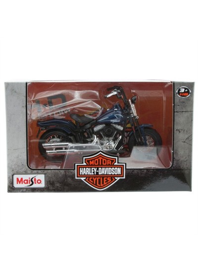 Harley Davidson 2008 FLSTSB Cross Bones 1:18 Model MotoSİKLET