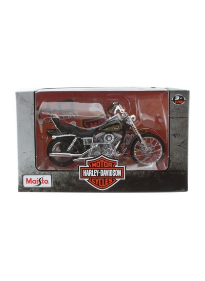 Harley Davidson 1997 FXDWG Dyna 1:18 Model Motosiklet
