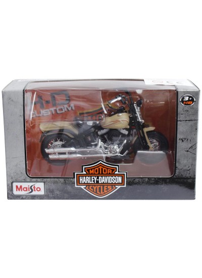 Harley Davidson 2008 FLSTSB Cross Bones 1:18 Model Motosiklet