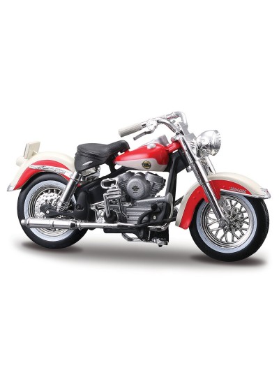 Harley Davidson 1958 FLH DUO GLIDE 1:24 Ölçekli Model Anahtarlık Hediyeli