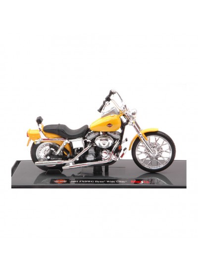 Harley Davidson 2001 FXDWG Dyna Wide Glide 1:18 Model Motosiklet