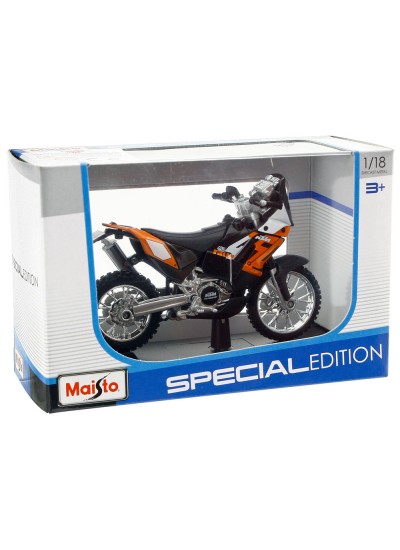 KTM 450 Rally 1:18 Ölçek Model Motosiklet